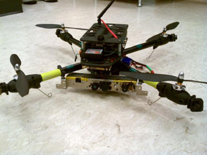 Picture of HAWK quadrotor helicopter