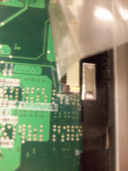 Picture of keyboard ribbon cable (unlocked)
