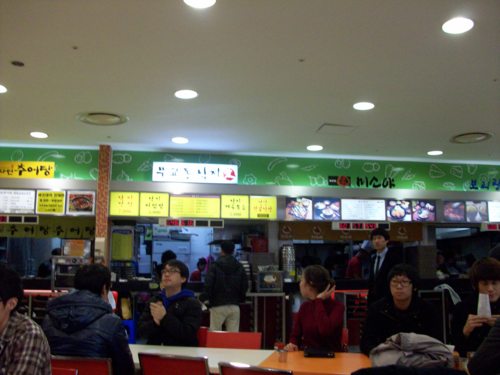 Picture of restaurants in the food court